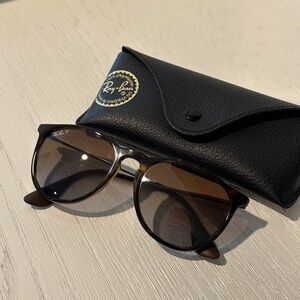 Ray-Ban Erika Polarized Tortoise Sunglasses